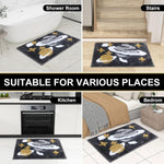 Macau Planet Bath Mat (40x60 cm,Silver)