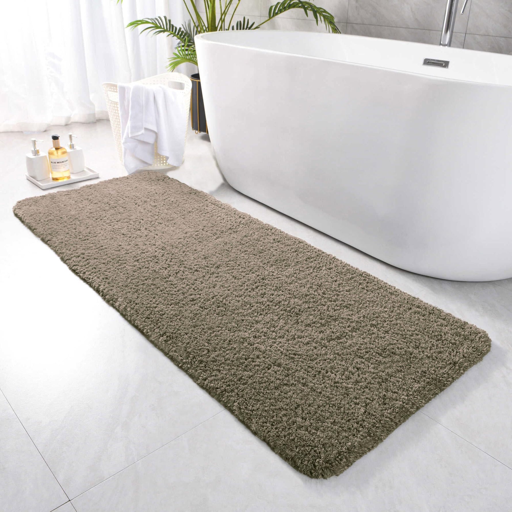 Newman Floor Runner 2500 GSM (2x5 Feet, Beige Taupe)