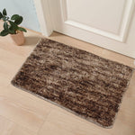 Bath Mat For Bathroom 1600 GSM Microfiber (38X58 cm, Coffee)