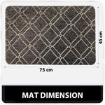 Phuket PVC Anti Fatigue Doormat (45x75 cm , Brown)