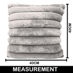 Luxurious Cushion Covers Pack of 2, (16x16 Inch - White)