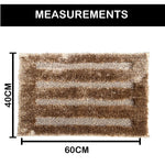 Bathmat 2500 GSM Microfiber Pack of 2 (40cm x 60cm, Mocka)