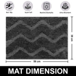 Scotland Waves BathMat (38x58 cm, Silver)