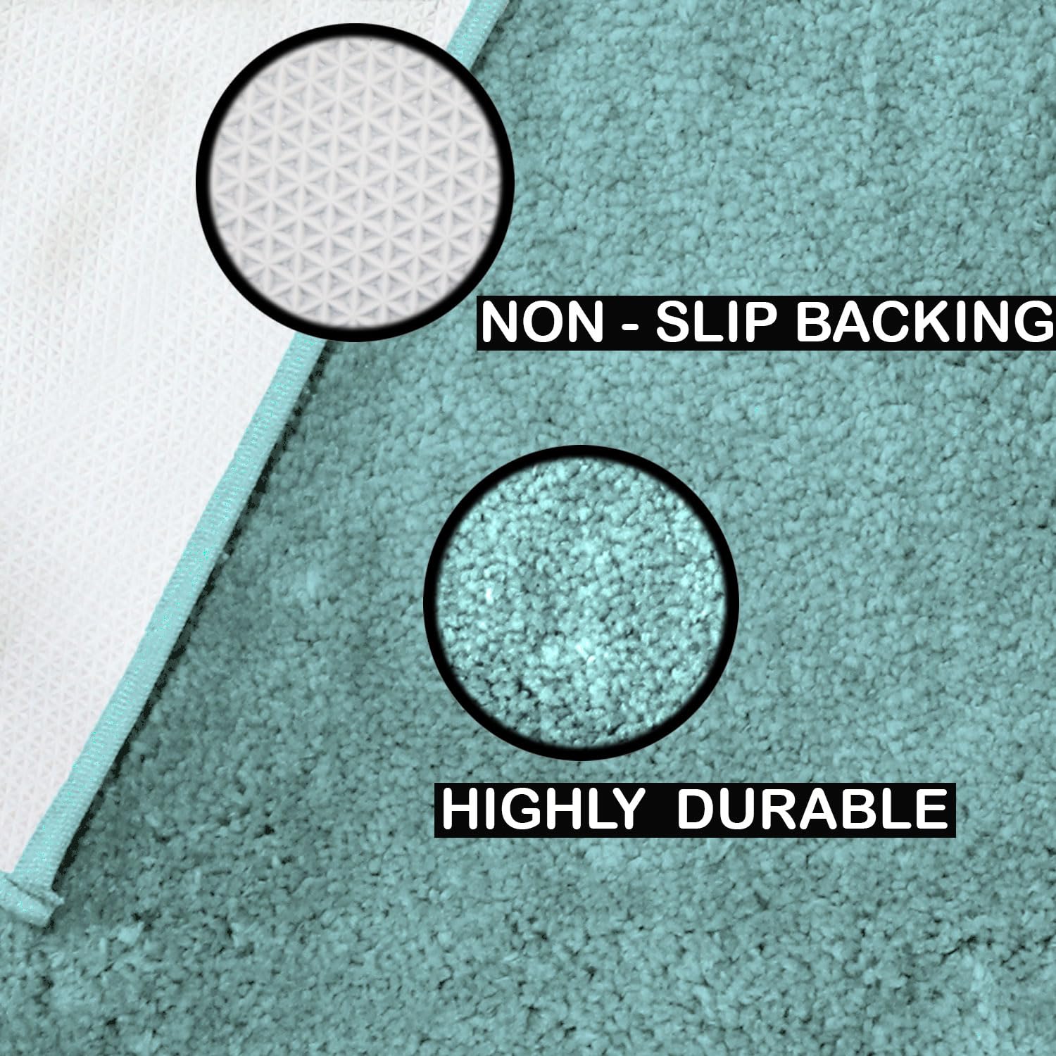 Newman Carpet 4x6 ft, Aqua