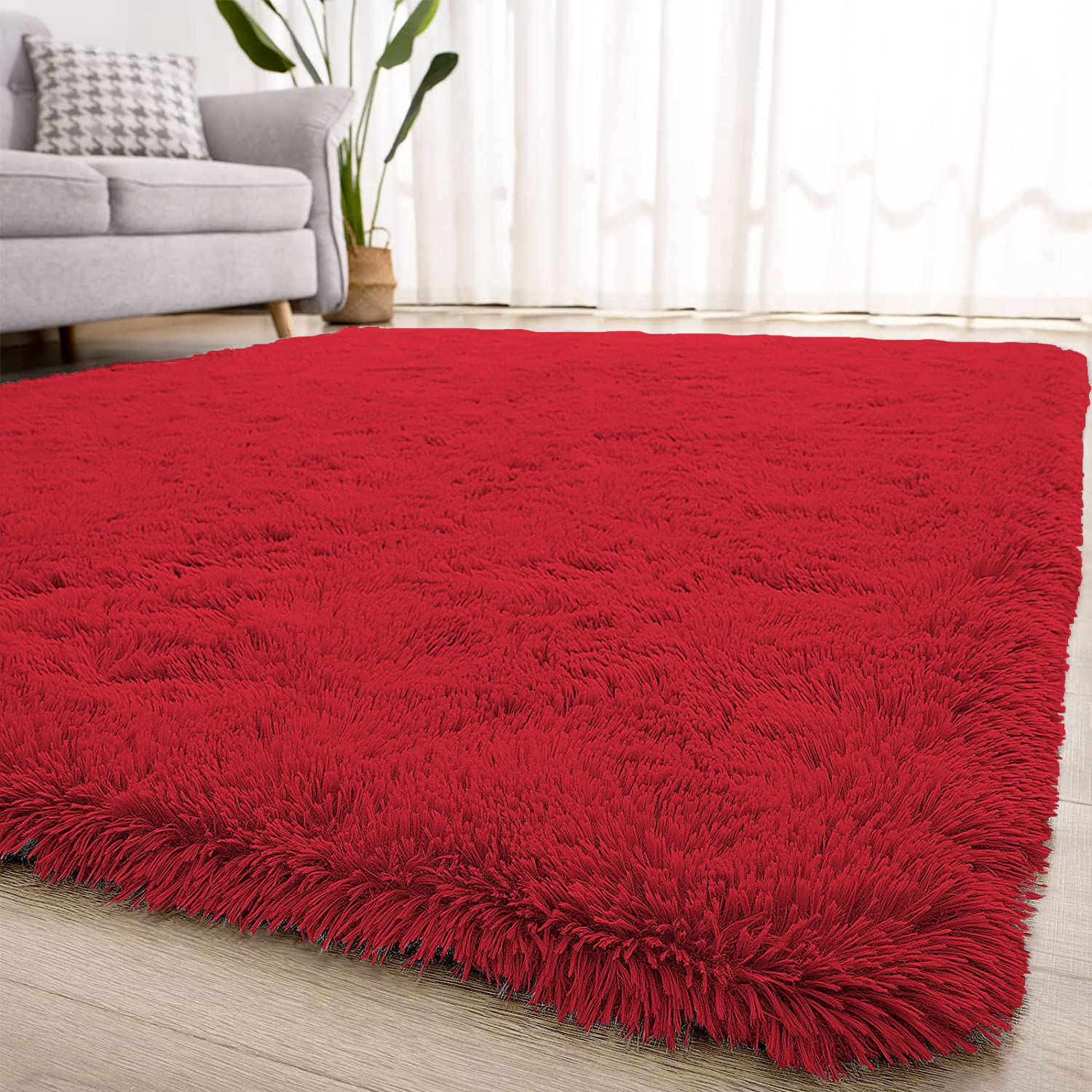 Runner Marino Fur 2000 GSM (2x5 Ft, Maroon)