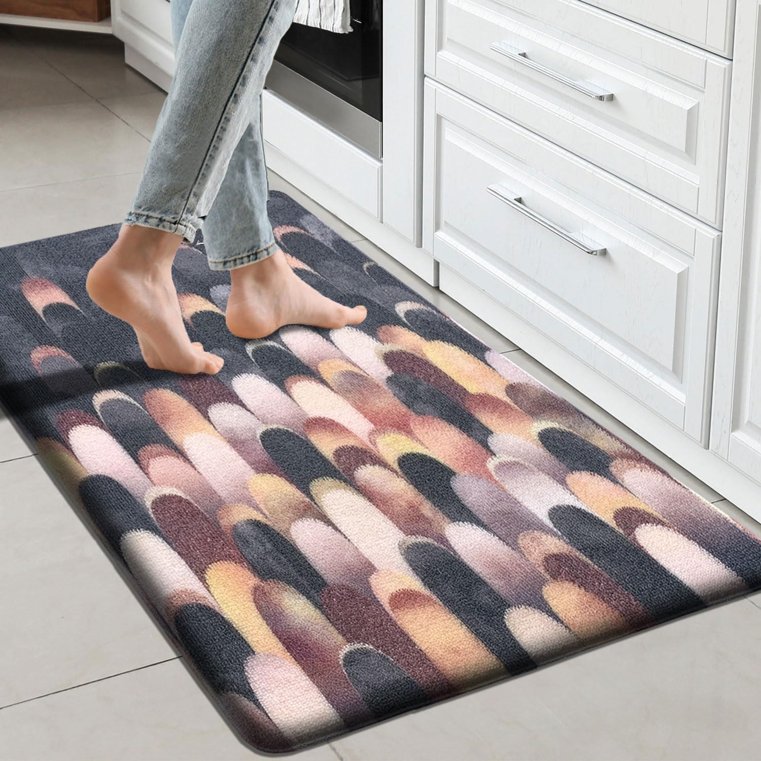 Cuba PVC Door Anti Fatigue - Multi colour (51x99 cm)