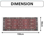 Polyester Floor Runner Novera Pattern Multi Color 150x56cm