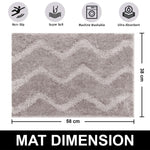 Scotland Waves BathMat (38x58 cm, Grey)
