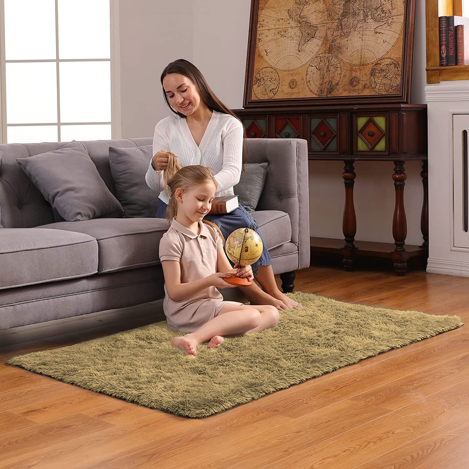 Doormats Marino Fur 2000 GSM (60x90 cm, Anti Gold)