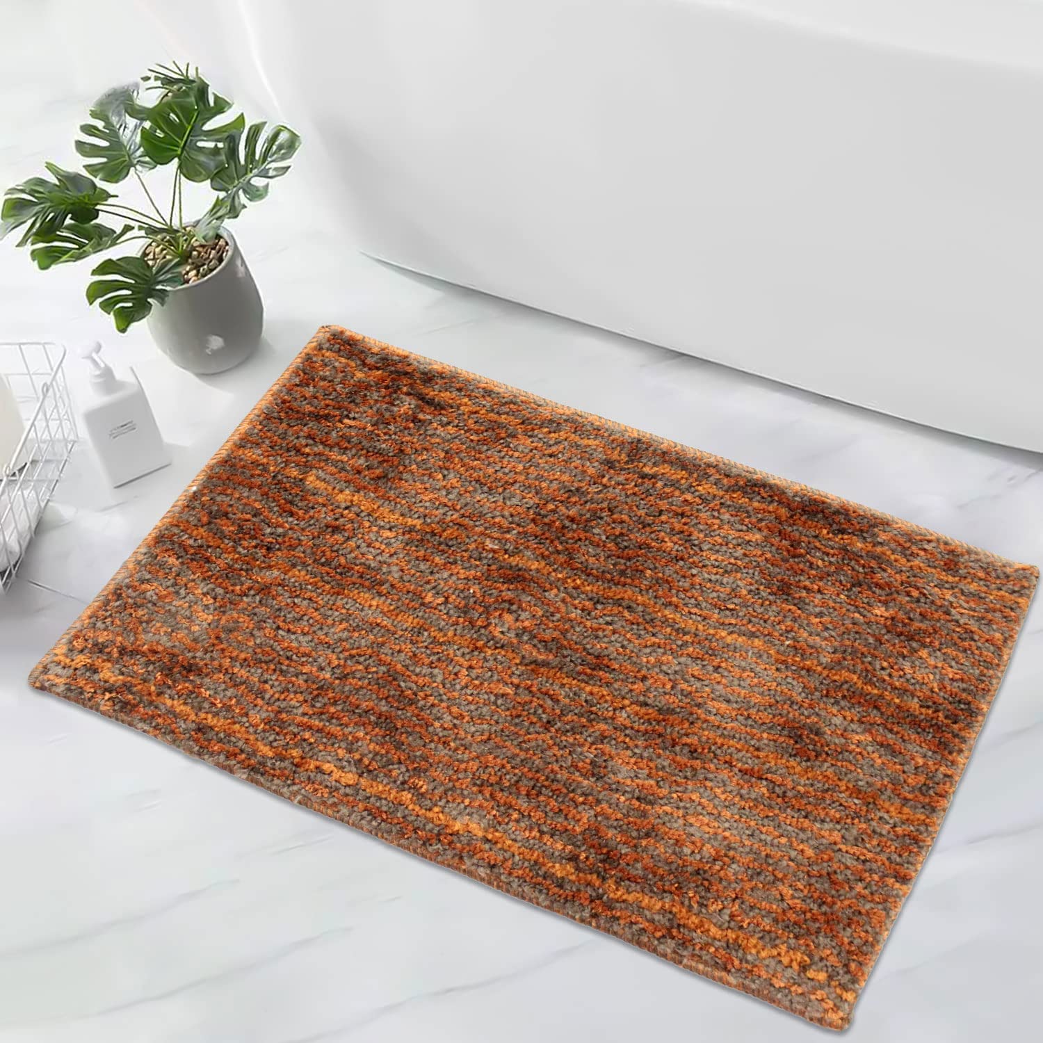 Bathmat 1600 GSM Microfiber Pack of 2 (Terra, 38cm x 58cm)