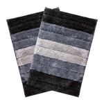Luxury Bath Mat for Bathroom Pack of 2 (40X60 Cm ,Shadow)