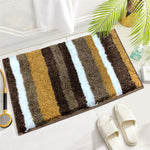 Striped Italia Bath Mat Super Sof(Anti-Gold, 40x60 cm)