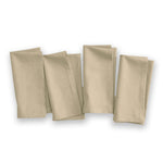 Cotton Kitchen Napkin Set of 4 (Beige, 45x45 cm)
