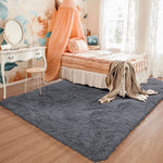 Carpets Marino Fur 2000 GSM (4x6 Ft,Grey)