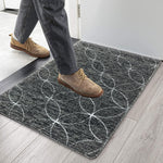 PVC Door Mat for Home Entrance Indoor & Outdoor(40x60 cm - Grey)