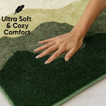 Canada Bath Mat Waves (40x60 cm, Green)
