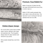 Luxurious Cushion Covers Pack of 2, (16x16 Inch - White)