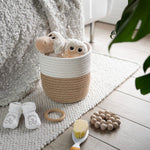 Jute Planter Pots/Storing Basket (Netural Color, 6"x6")