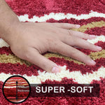 Belgium Bath Mat ( 38x58 cm,Cherry )