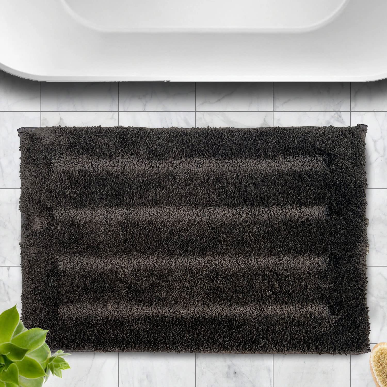 Bathmat 2500 GSM Microfiber (40cm x 60cm, Arabic Coffee)