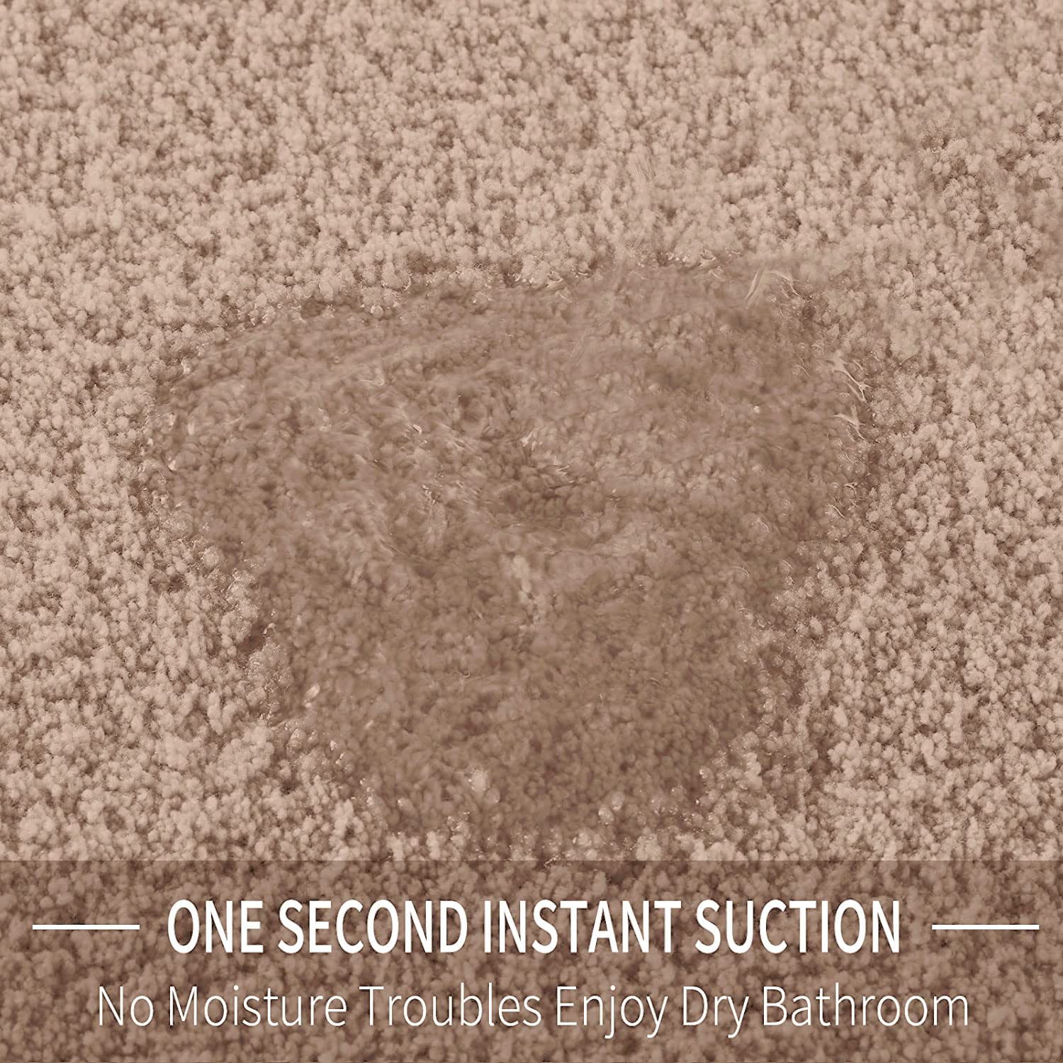 Sensuous Runner 2500 GSM Microfiber Anti Skid (Taupe, 2ft x 5ft)