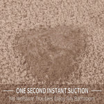 Sensuous Carpet for Bedroom (Taupe, 3x5 Feet)