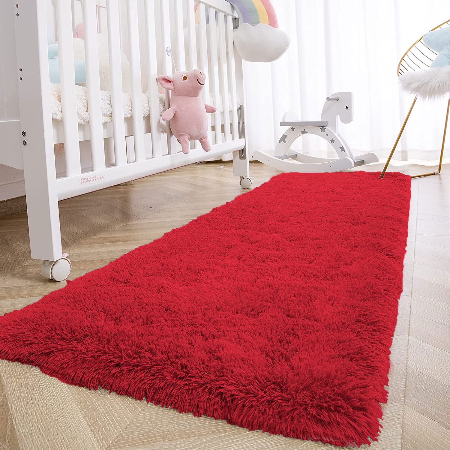 Runner Marino Fur 2000 GSM (2x5 Ft, Maroon)