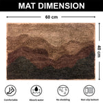Macau Waves Bath Mat (40x60 cm,Coffee)
