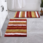 Italia Combo Door Mats for Home Pack of 2 (40x60 cm, cinnamon)