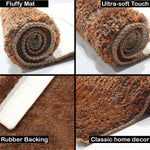 Comfort Bath Mat Super Soft Microfibe( 38x58 cm Coffee)