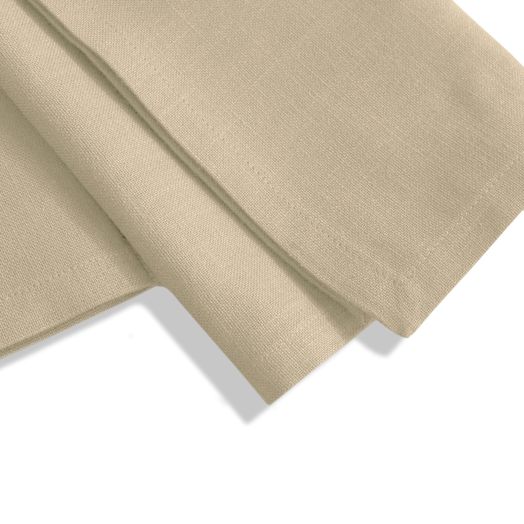 Cotton Kitchen Napkin Set of 4 (Beige, 45x45 cm)