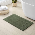 Paris Mat Bath Mat 3200 GSM Cotton Super Soft Absorbent (Pista, 40 x 60 Cm)