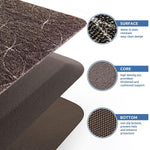 PVC Door Mat for Home Entrance Indoor & Outdoor(40x60 cm - Choco)