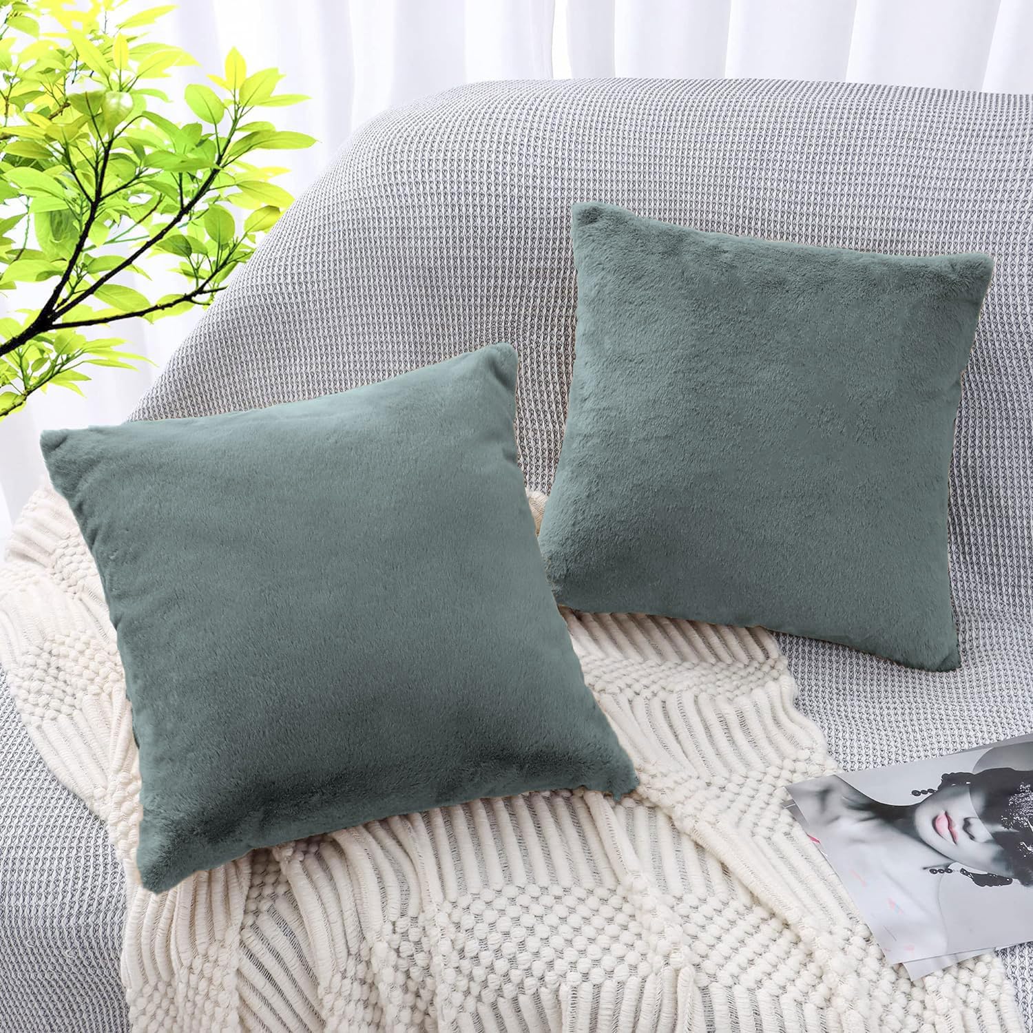 Cushion Cover 16 inch x 16 inch Seige
