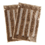 Bathmat 2500 GSM Microfiber Pack of 2 (40cm x 60cm, Mocka)