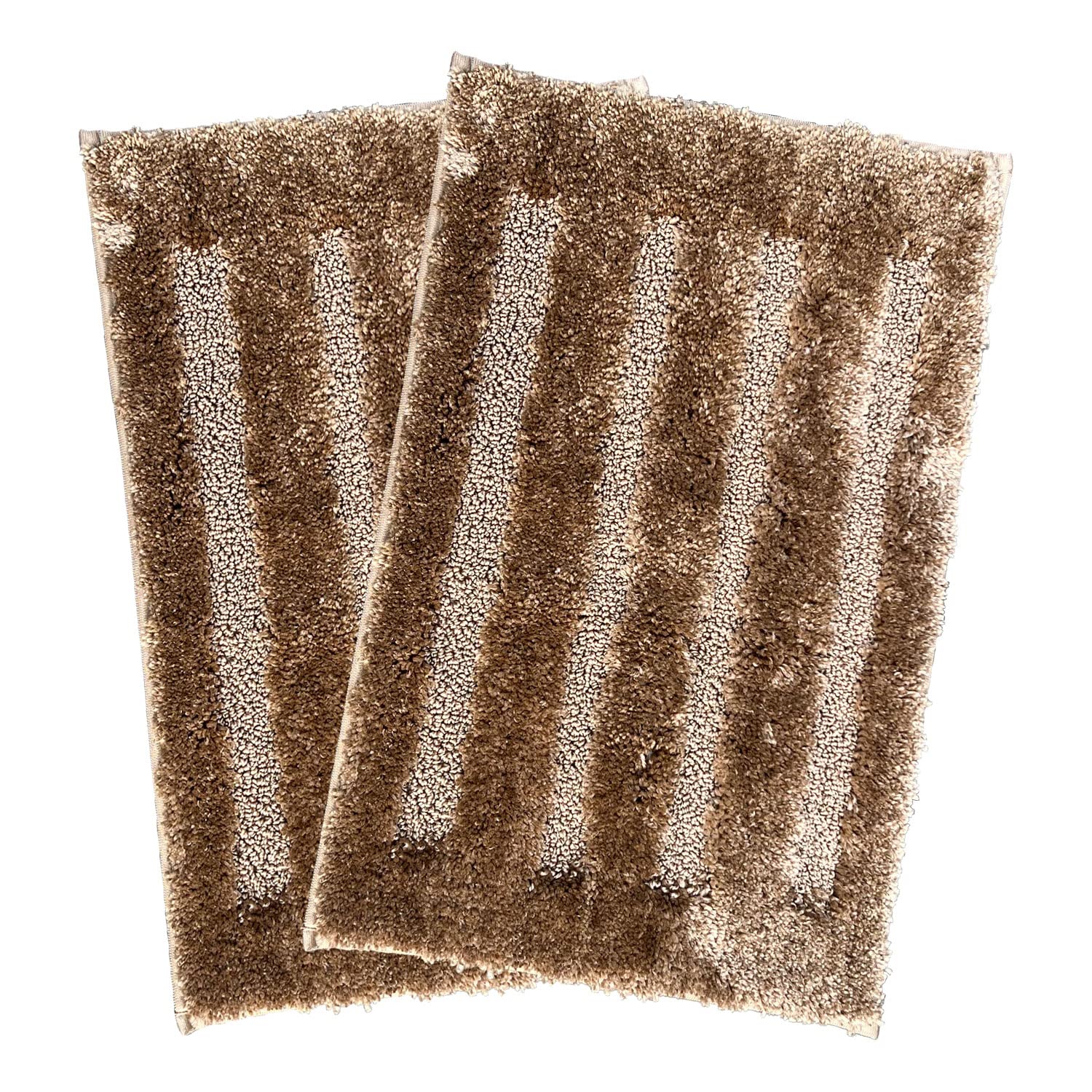 Bathmat 2500 GSM Microfiber Pack of 2 (40cm x 60cm, Mocka)