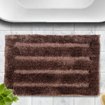 Bathmat 2500 GSM Microfiber Pack of 2 (Coffee, 40cm x 60cm)