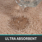 Vegas Microfiber Runner For Bedroom (2X5 Ft,Rust)