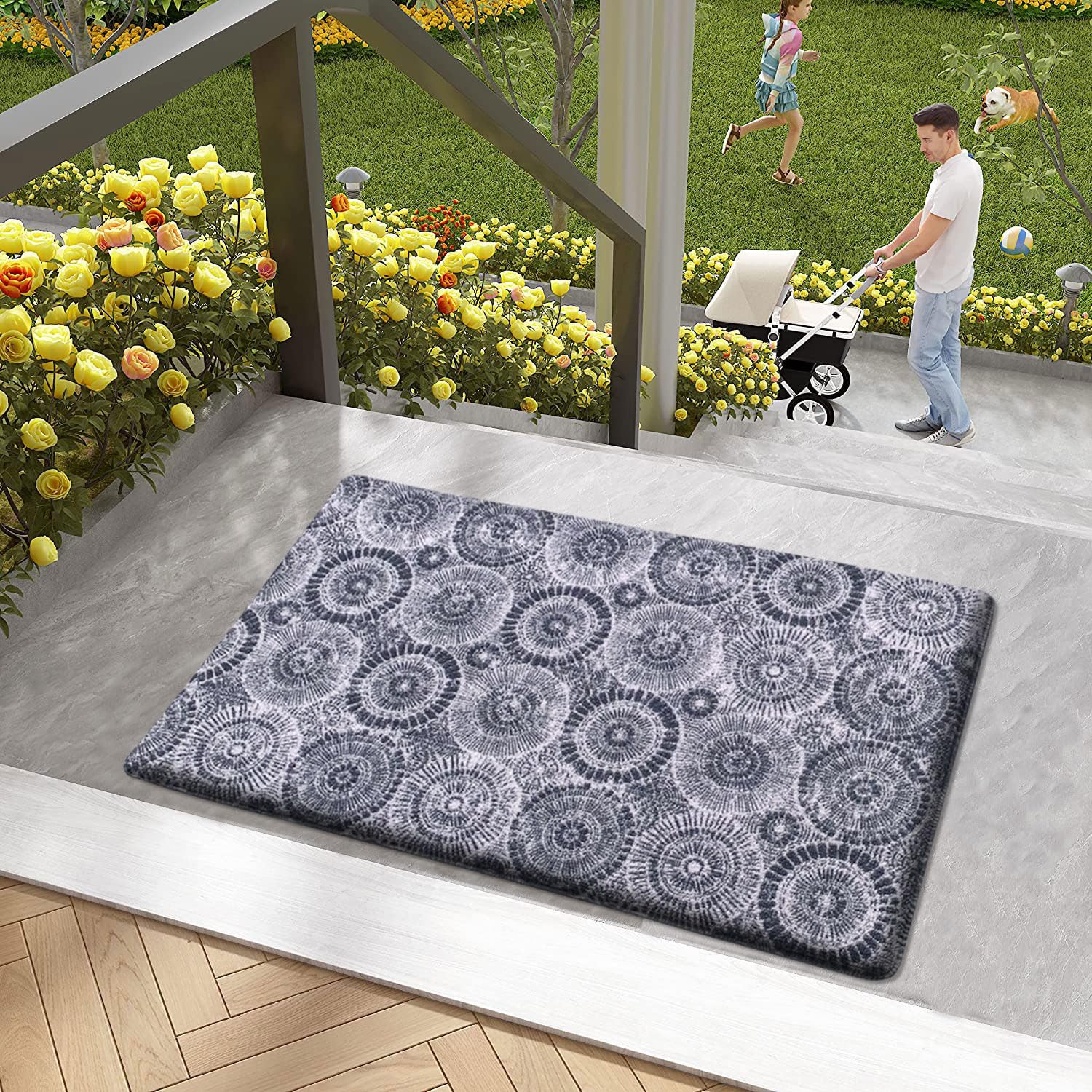 Cuba PVC Door Anti Fatigue - Circle (51x99 cm)