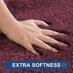 Newman Microfibre Bath Mat (40X60 Cm, Wine)