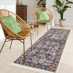 Polyester Floor Runner Velora Pattern Multi Color 150x56cm