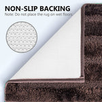 Bathmat 2500 GSM Microfiber Pack of 2 (40cm x 60cm, Chocolate)