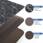 PVC Door Mat for Home Entrance Indoor & Outdoor(40x60 cm - Anthra)