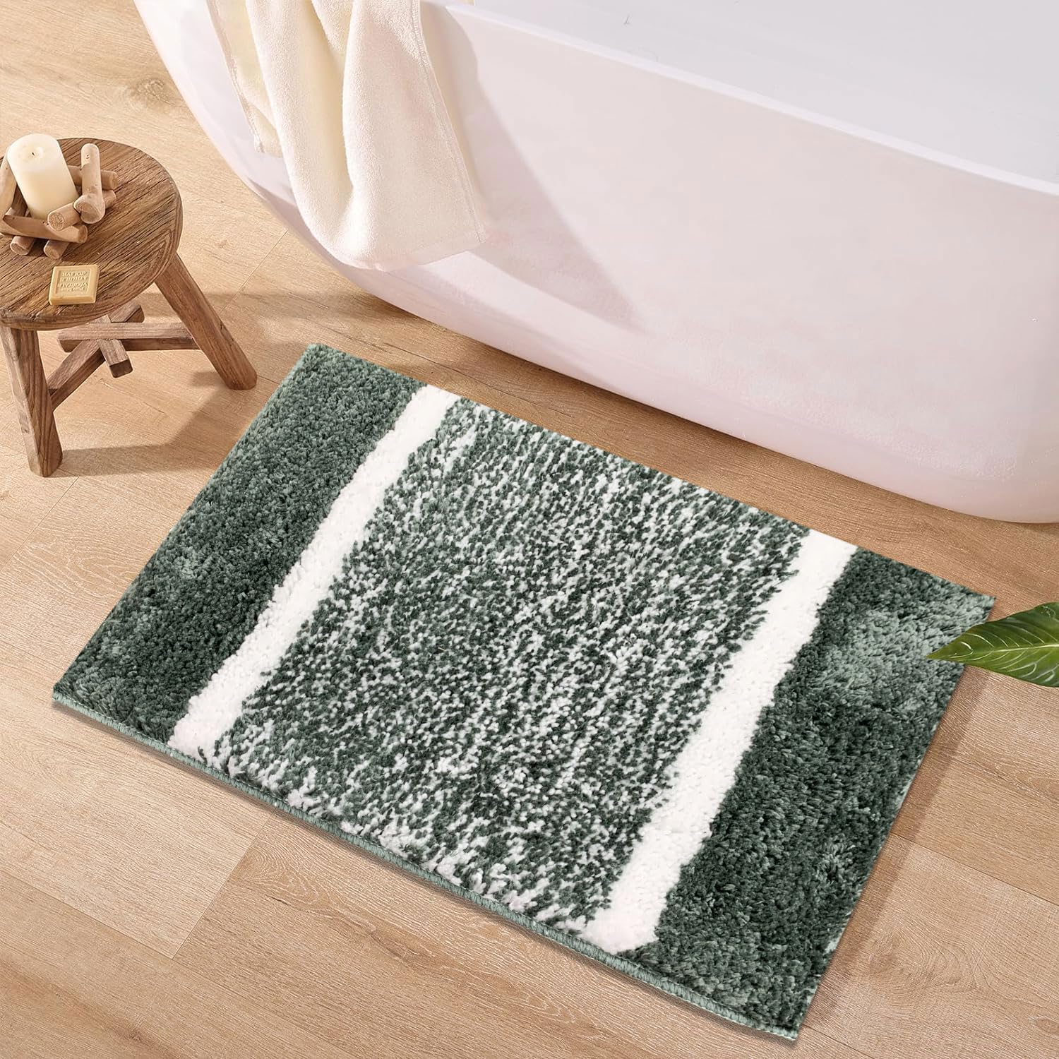 Rio Bath Mat 1800 GSM (38x58 cm, Seige)