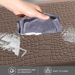 Jersey Texture Anti-Fatigue PVC Door Mat (Coffee, 45x75 cm)