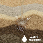Canada Bath Mat Waves (40x60 cm, Coffee)