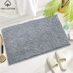 Colosseum Bath Mat 100% Cotton (40x60 cm,Silver)