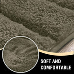 Toronto Bathmat Super Soft Microfiber (40x60 cm, Olive)