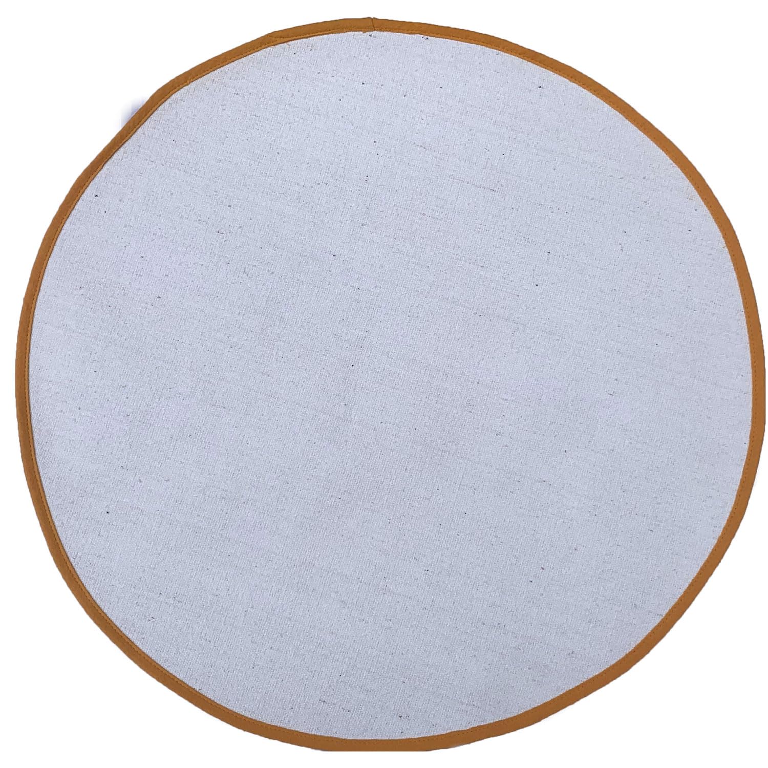 Round Bath mat for Bathroom (Yellow, 65 x 65 cm)