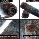Oyster Bath Mat for Bathroom (38x58 cm,Burnt Green)